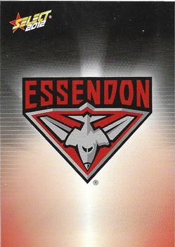 2012 Select AFL Champions #49 Essendon Bombers Front